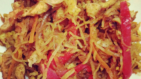 Singapore Noodle Spaghetti Squash