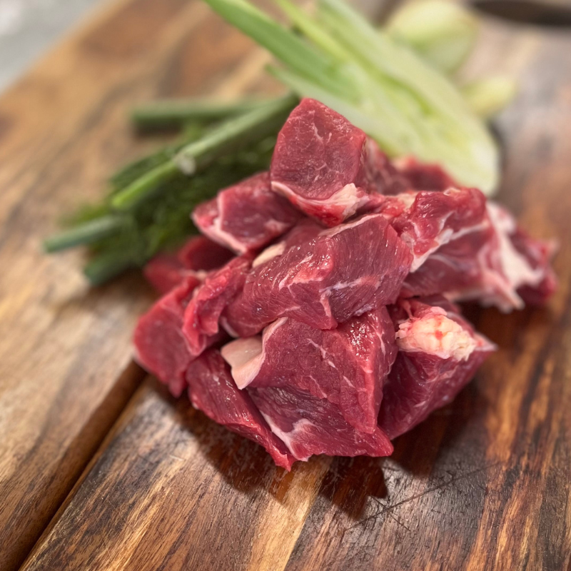 Echo Valley Farm Grass Fed Diced Beef Buy Online Brisbane Gold Coast