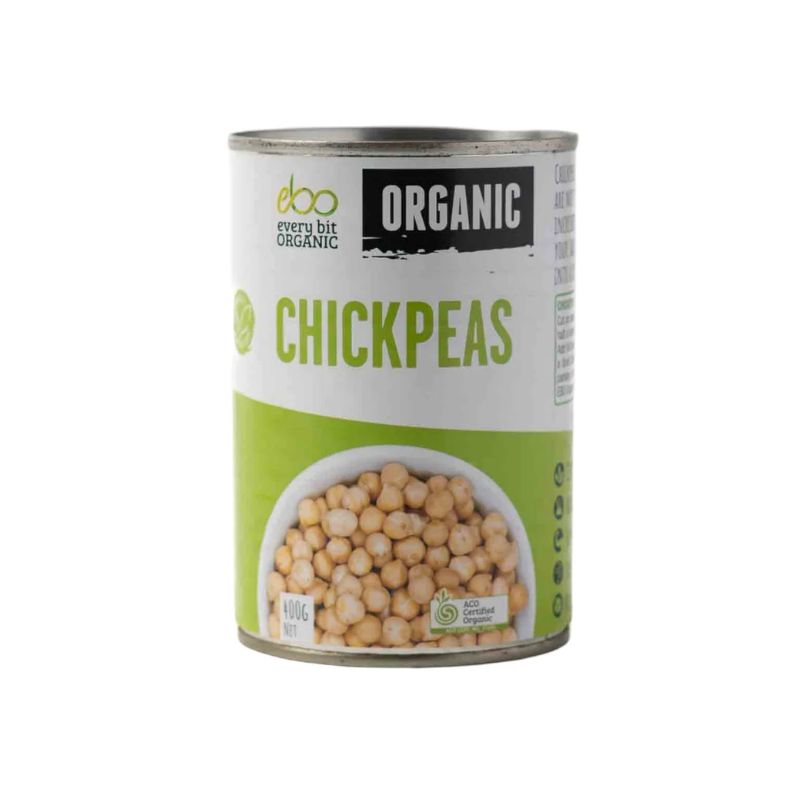 Can of every bit organic chickpeas