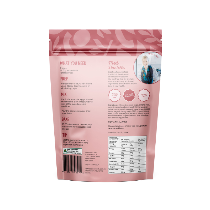 Packet Mix - Choc Brownie GF (350gm)