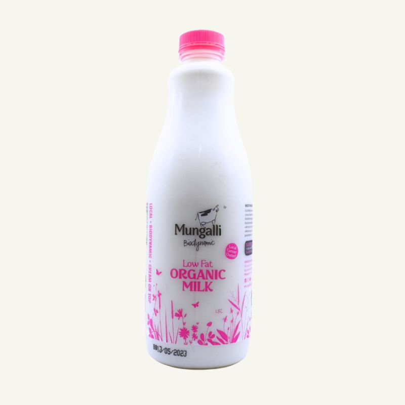 Milk - Organic, Biodynamic, Low Fat (1.5L)