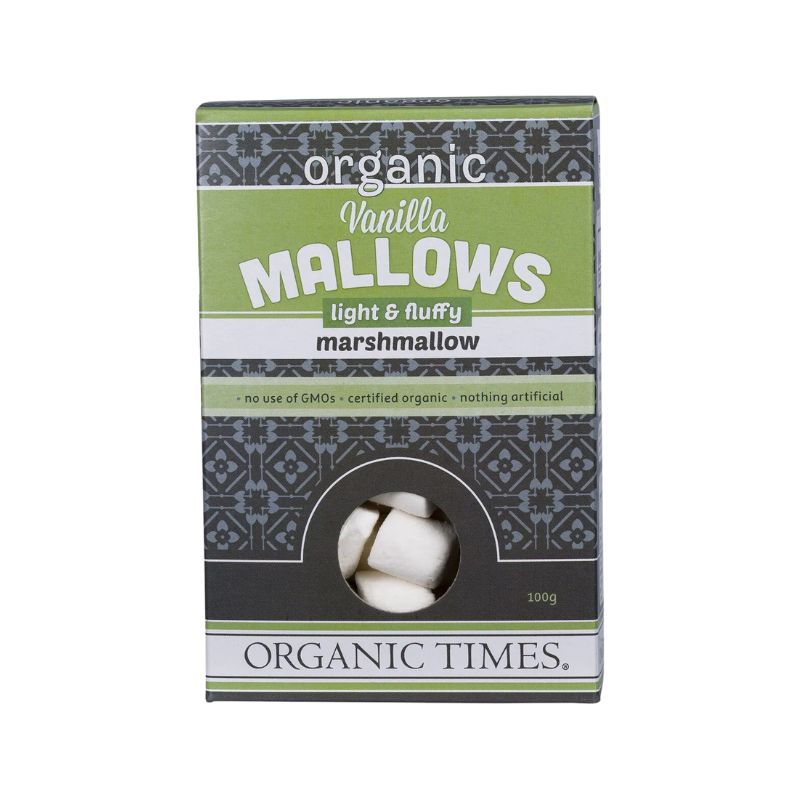 Box of Organic Times vanilla marshmallows