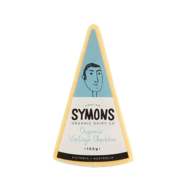 Spray Free Organic Groceries home delivered Brisbane Gold Coast Symons Dairy organic vintage cheddar