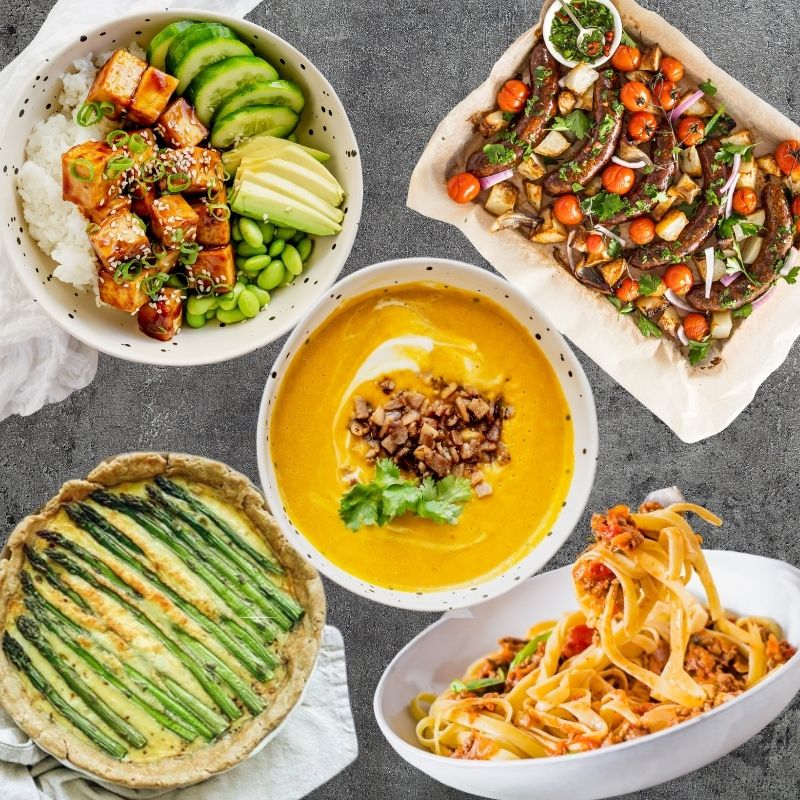 Weeknight Organic Dinners Box (5 Meals for 4 people)