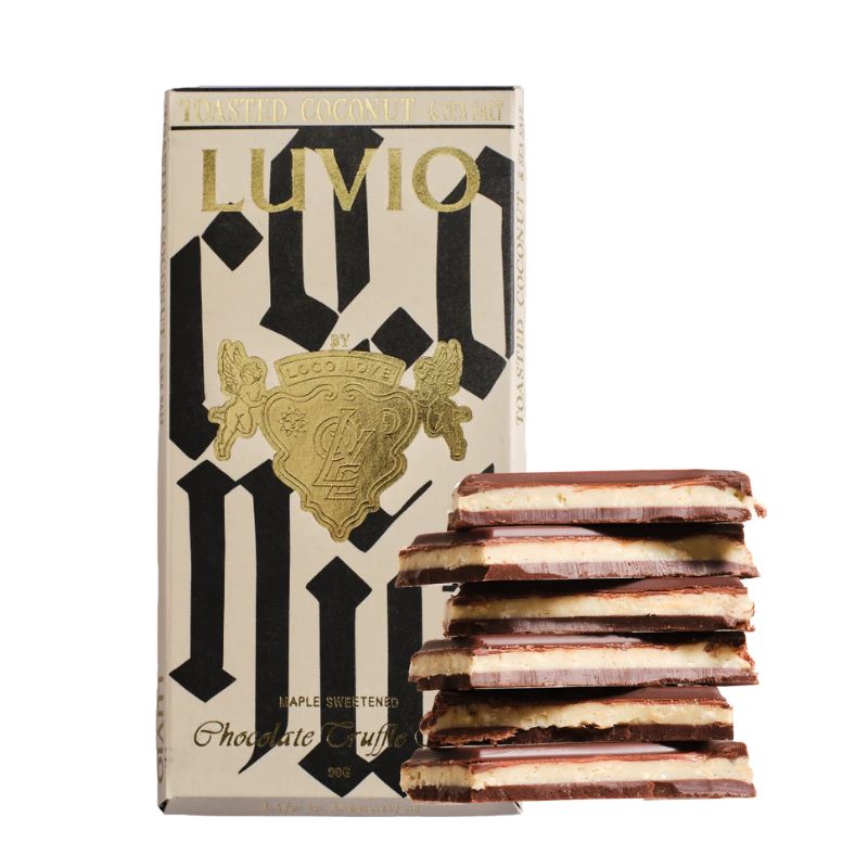 gluten free and vegan chocolate block by loco love