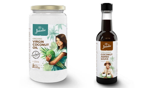 New products - Jimalie Coconut Oil & Coconut Amino Sauce