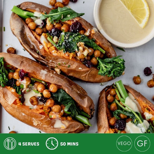 Loaded Sweet Potatoes