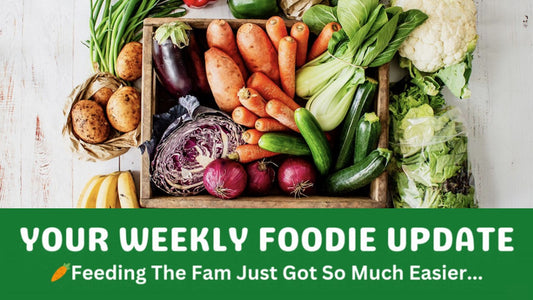 Box of different vegetables