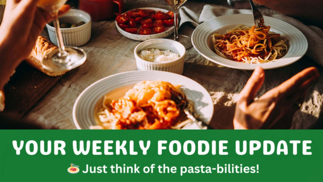 Pasta meals on a table