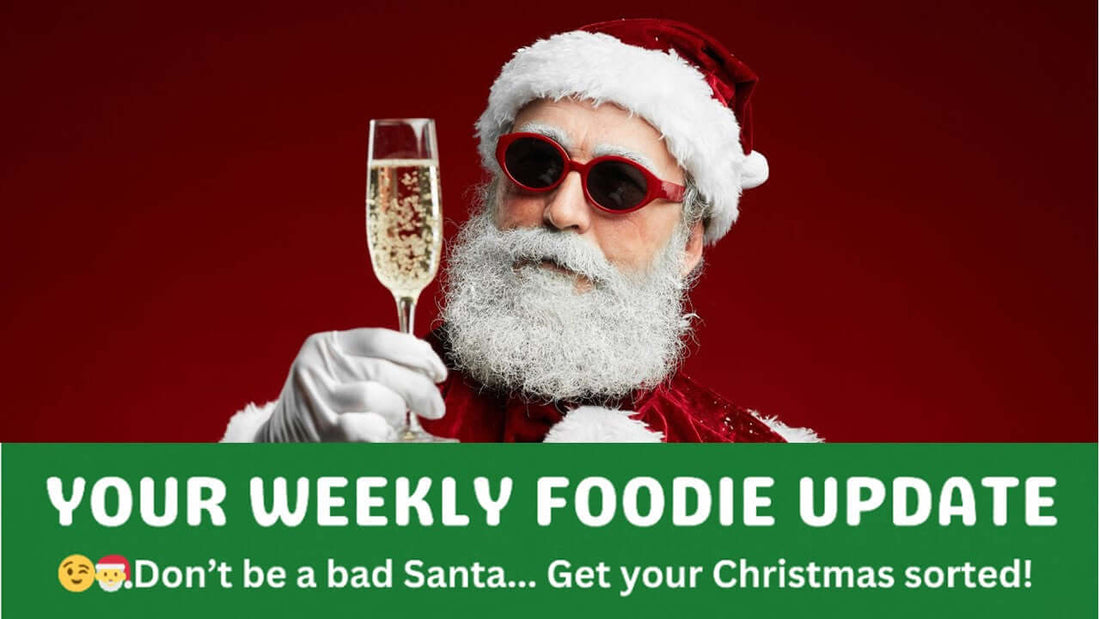 Santa Claus holding a wine glass