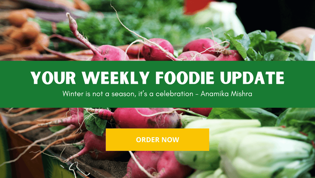 Radishes and other vegetables