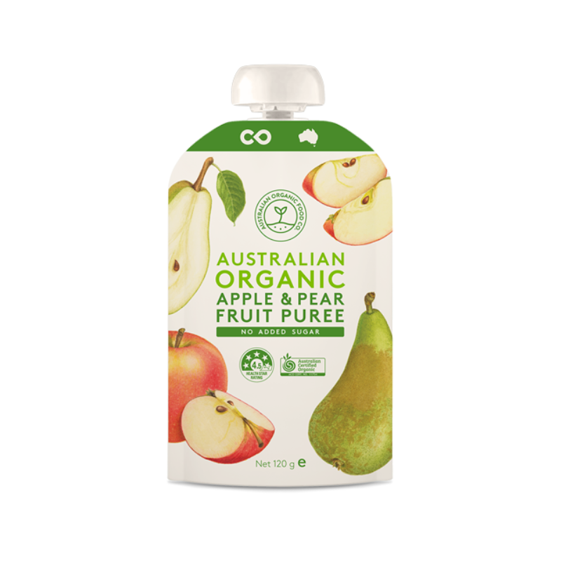 organic-fruit-puree-baby-food-pear-apple-home-delivery-brisbane-gold-coast