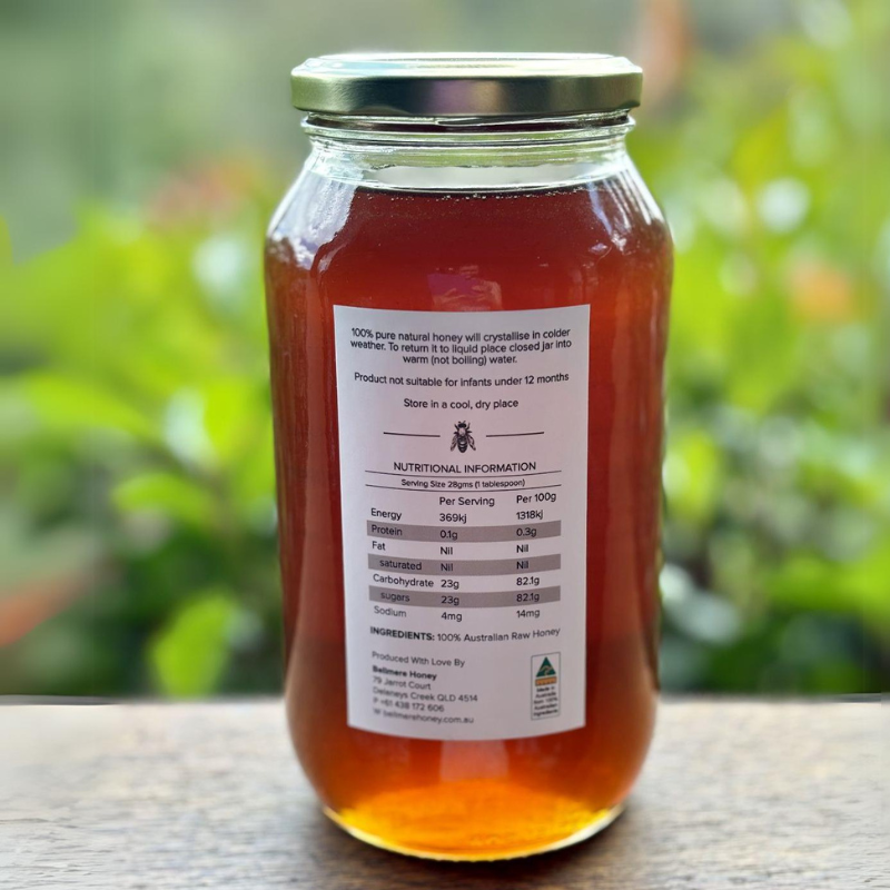 Bellmere Honey Raw Pure Cold Pressed Home Delivered Brisbane Gold Coast