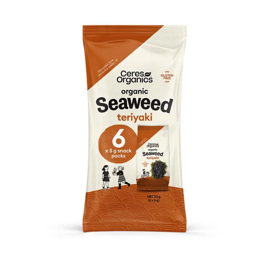 Seaweed Snack - Teriyaki (6x 5gm pack)