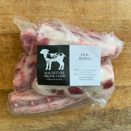 Dog Bones - Lamb, Pastured (approx 1kg) FROZEN
