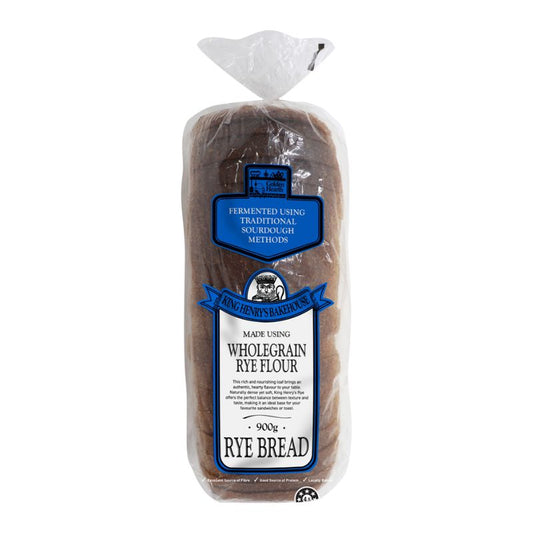 a loaf of fresh wholegrain rye flour bread