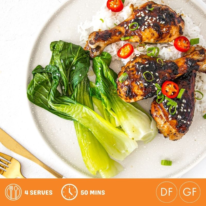 Honey-Soy-Chicken-Drumsticks-Asian-Greens-Healthy-Organic-Meal-Kit