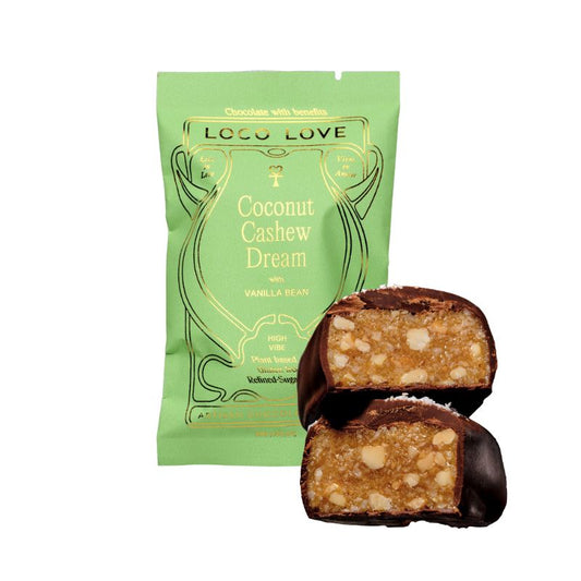 A loco love organic vegan chocolate coconut cashew dream 