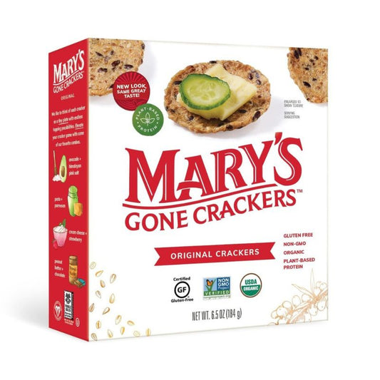 Box of Mary's Gone Crackers Gluten Free Organic Crackers
