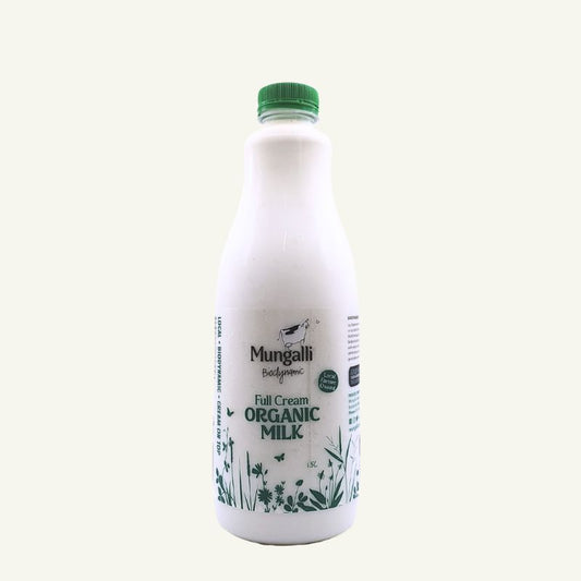 Milk - Organic, Biodynamic, Full Cream (1.5L)