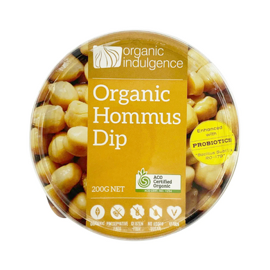 Spray Free Organic Groceries home delivered in Brisbane and Gold Coast Organic Indulgence Hommus Dip
