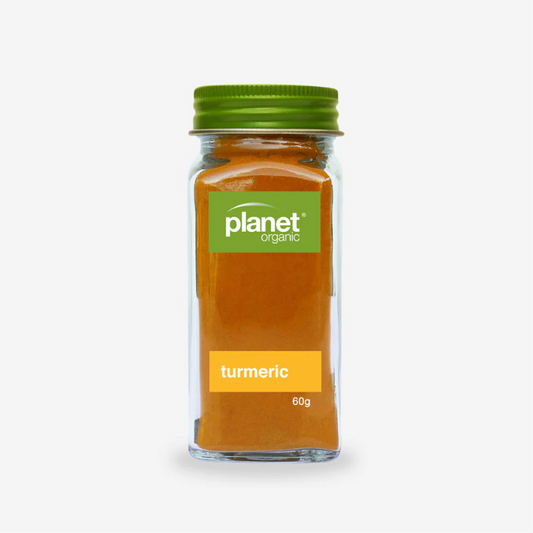 Planet Organic Spices Turmeric delivered to your door by Spray Free Farmacy