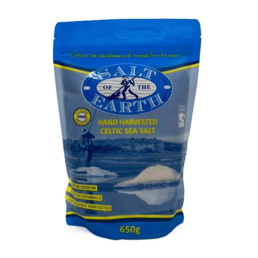 Bag of Salt of the Earth hand harvested Celtic sea salt