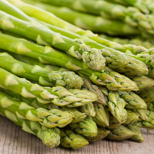 Bunch of organically grown asparagus
