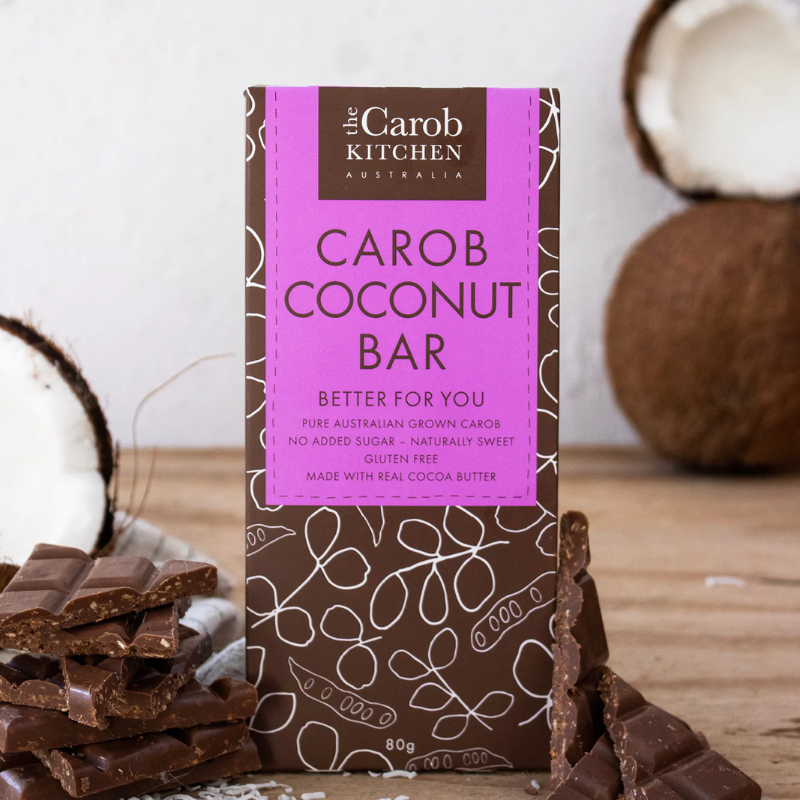 Organic Groceries Home Delivered Brisbane and Gold Coast Carob Kitchen Coconut Bar