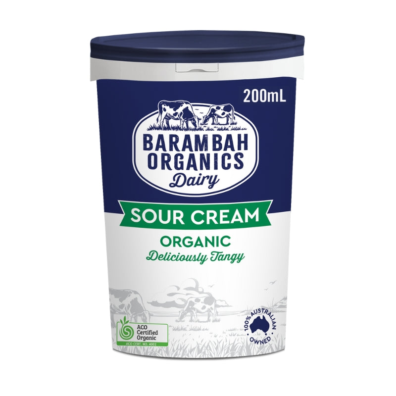 Barambah Organic Dairy Cream Cheese Milk delivered brisbane gold coast