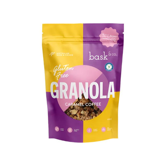 Bask and Co Organic Granola home delivered brisbane gold coast buy online gluten-free vegan