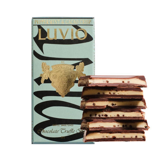 refined sugar free chocolate bar from luvio by loco love