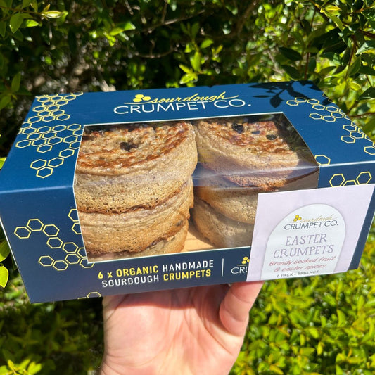 Easter - Crumpets - Organic Sourdough (6 pack) FROZEN