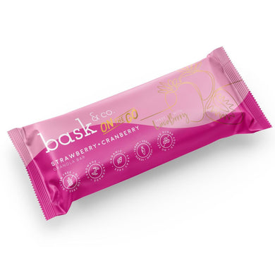 Bask-And-Co-On-The-Go-Straeberry-And-Cranberry-Granola-Bar-Brisbane