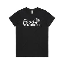 Load image into Gallery viewer, Food Is Medicine Shirt Spray Free Farmacy Ladies
