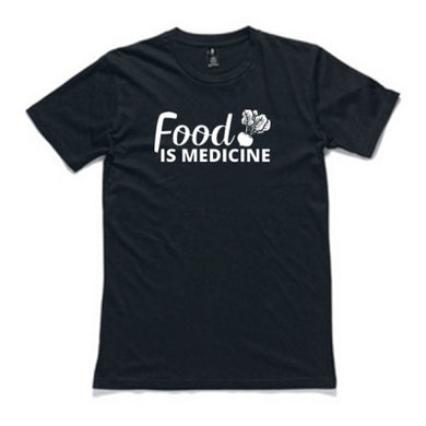Food Is Medicine Shirt Spray Free Farmacy Mens